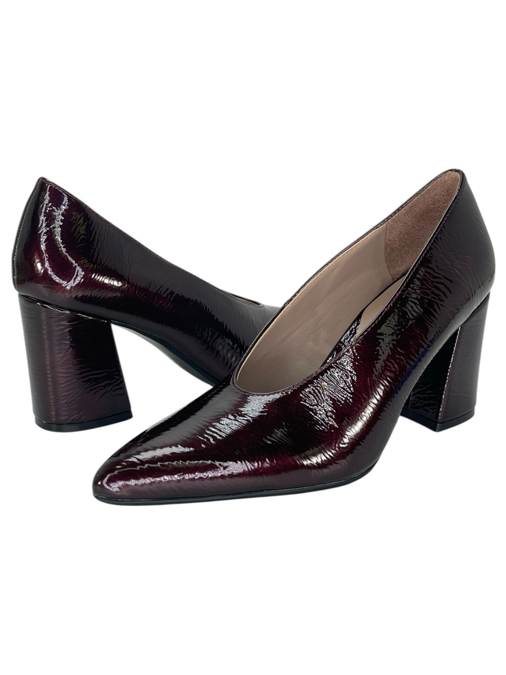 Naturalizer Perry Wine Slip On Womens Heels Size 6.5M - Picture 10 of 12